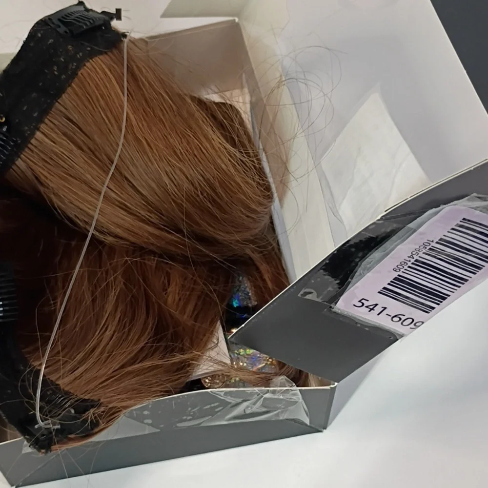 12” Invisible Wire Hair Extension – Light Brown, Adjustable, Natural Straight‎